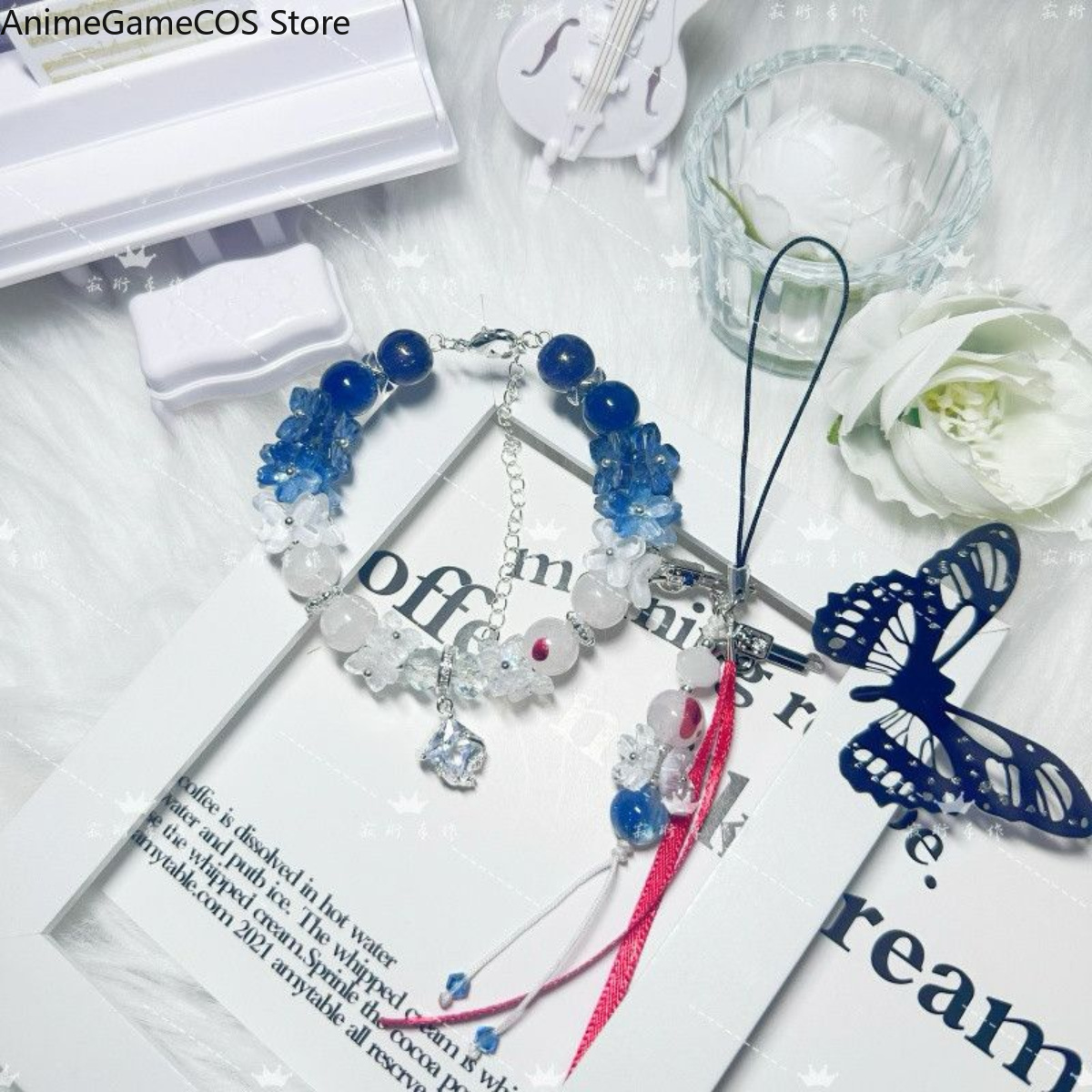Phone Accessories Chain - سوار يدوي الصنع من أنمي جينشين