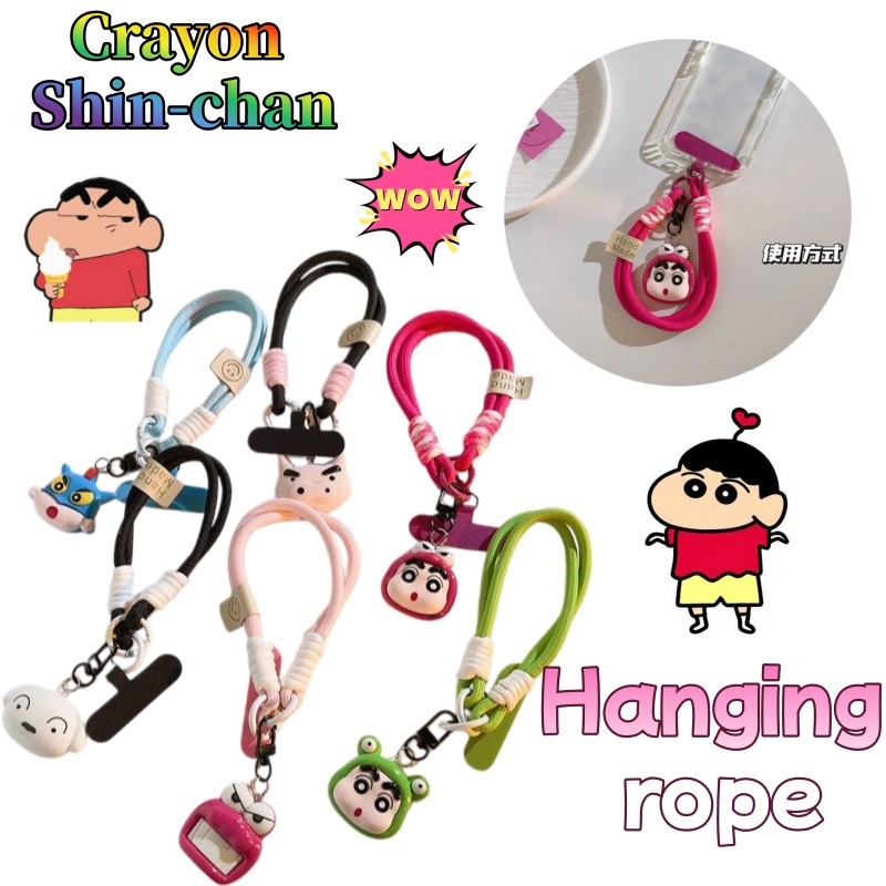 Phone Accessories Chain - دمية شين-تشان شيرو التمساح المحشوة، حزام