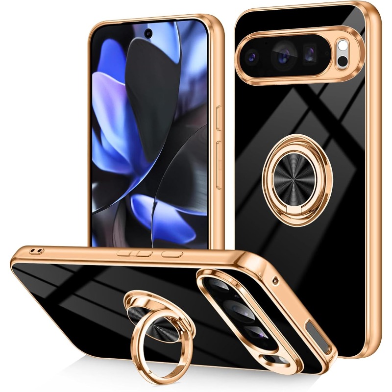 Phone Kickstand Ring - غطاء هاتف أنيق ناعم من مادة