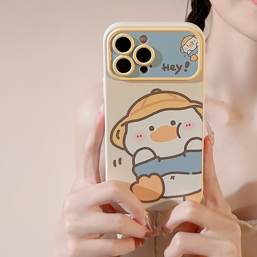 Phone Accessories To Sell - جراب هاتف بتصميم بطة كرتونية كورية