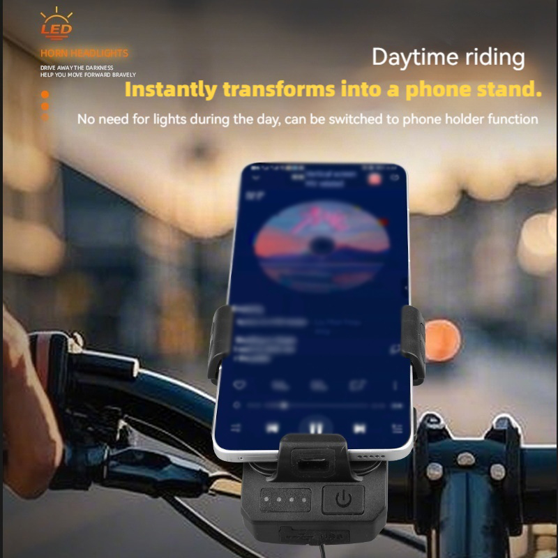 ضوء أمامي للدراجة مع قرن وحامل - مراجعة Phone Zone Accessories & Repair Lake Charles La وسعره