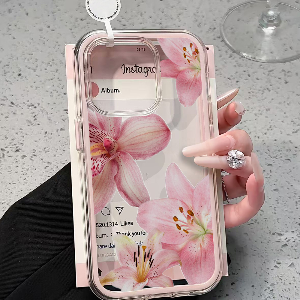 غطاء هاتف شفاف بتصميم زهرة الز - مراجعة Phone Accessories To Sell وسعره