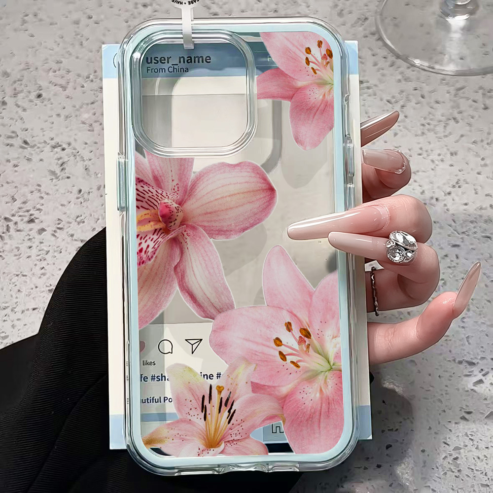 غطاء هاتف شفاف بتصميم زهرة الز - مراجعة Phone Accessories To Sell وسعره