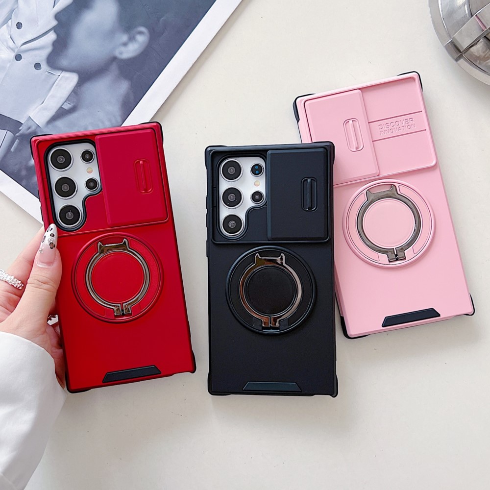غطاء حامل مغناطيسي لهواتف سامس - مراجعة Phone Kickstand Ring وسعره