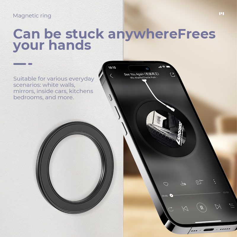 ل Magsafe حامل هاتف حلقي مغناط - مراجعة Phone Kickstand Ring وسعره