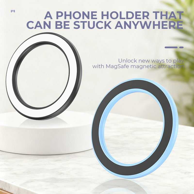 ل Magsafe حامل هاتف حلقي مغناط - مراجعة Phone Kickstand Ring وسعره