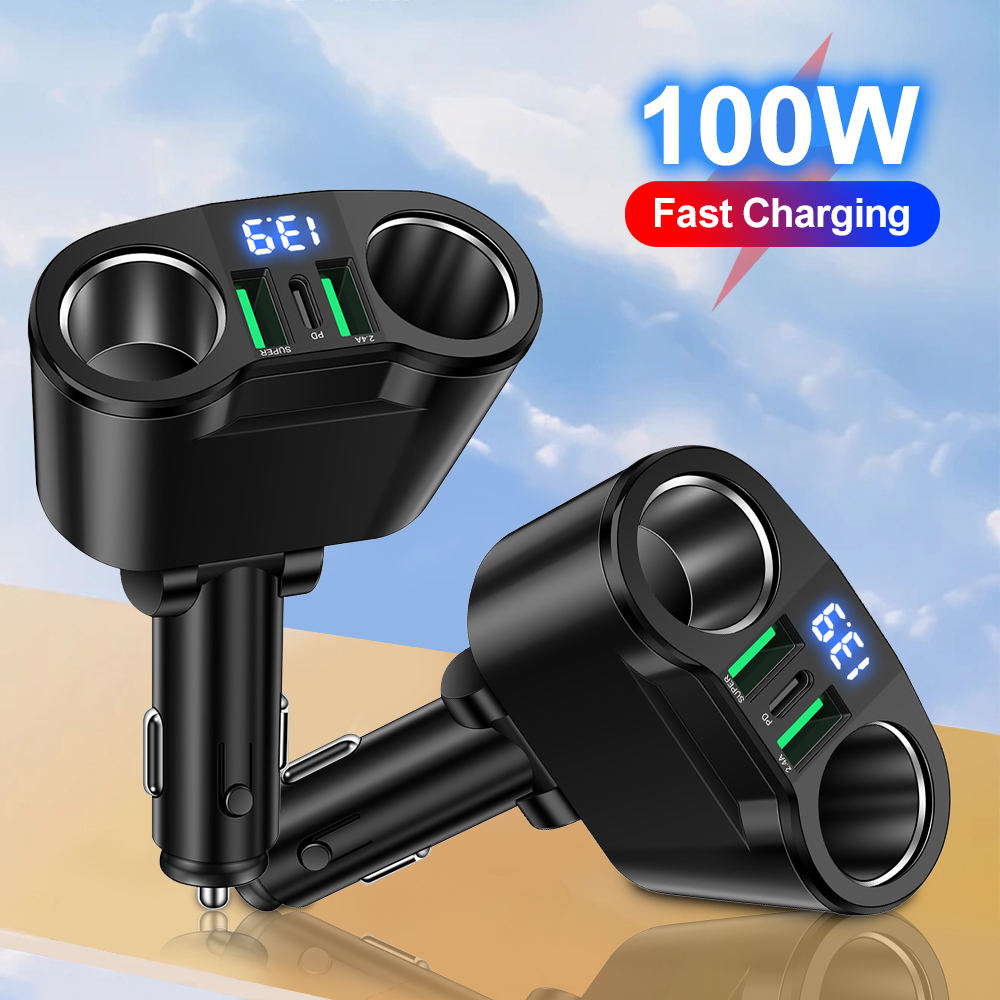 محول شاحن سيارة USB من النوع C - مراجعة Usb C Hub وسعره